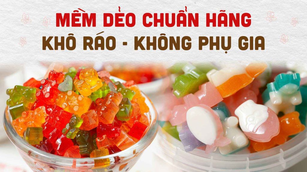 Kẹo dẻo trái cây cho bé có tốt không?